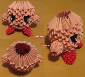 3D Origami - Kirby