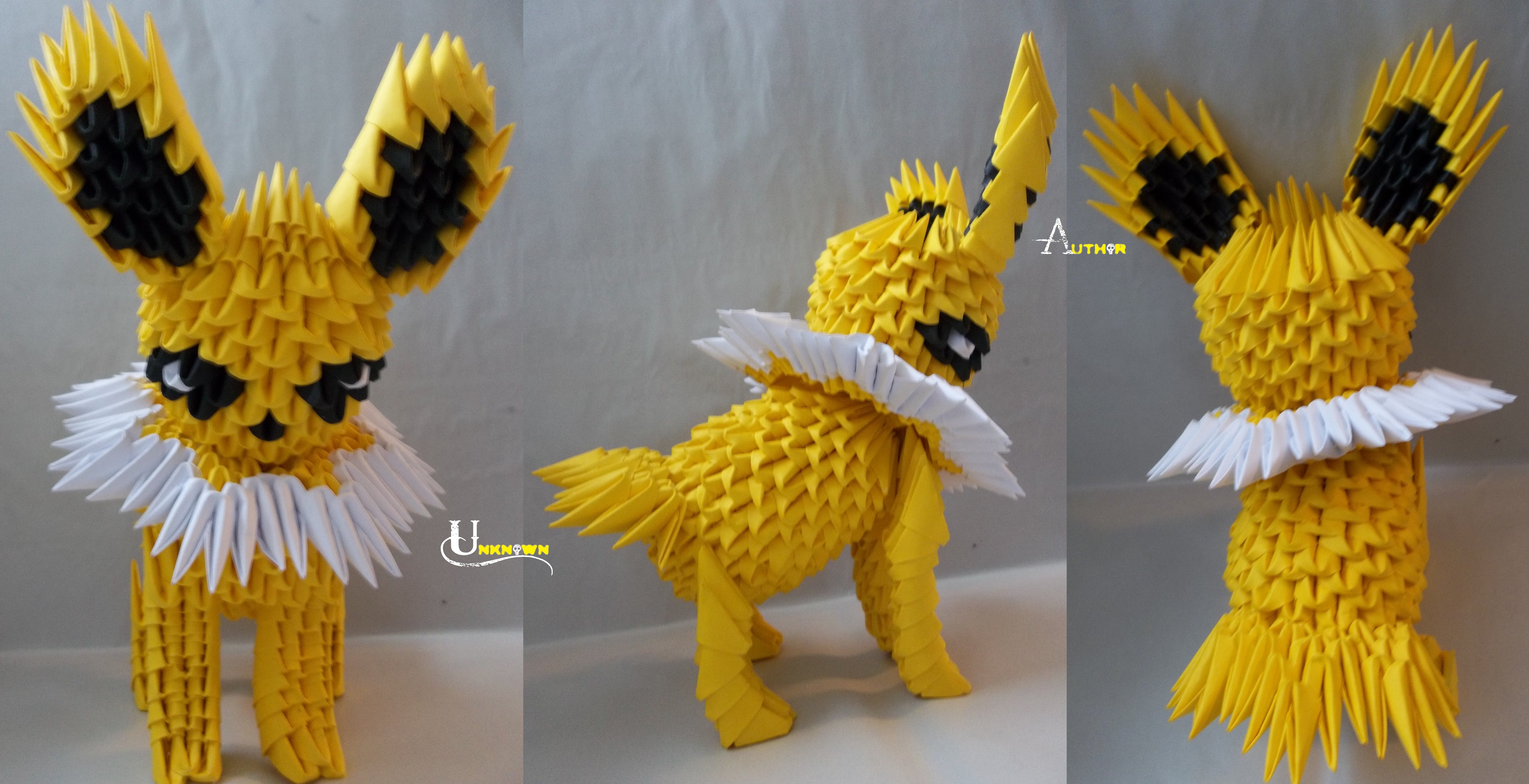 3D Origami - Jolteon