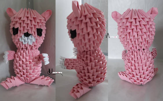 3D Origami - Gloomy Bear