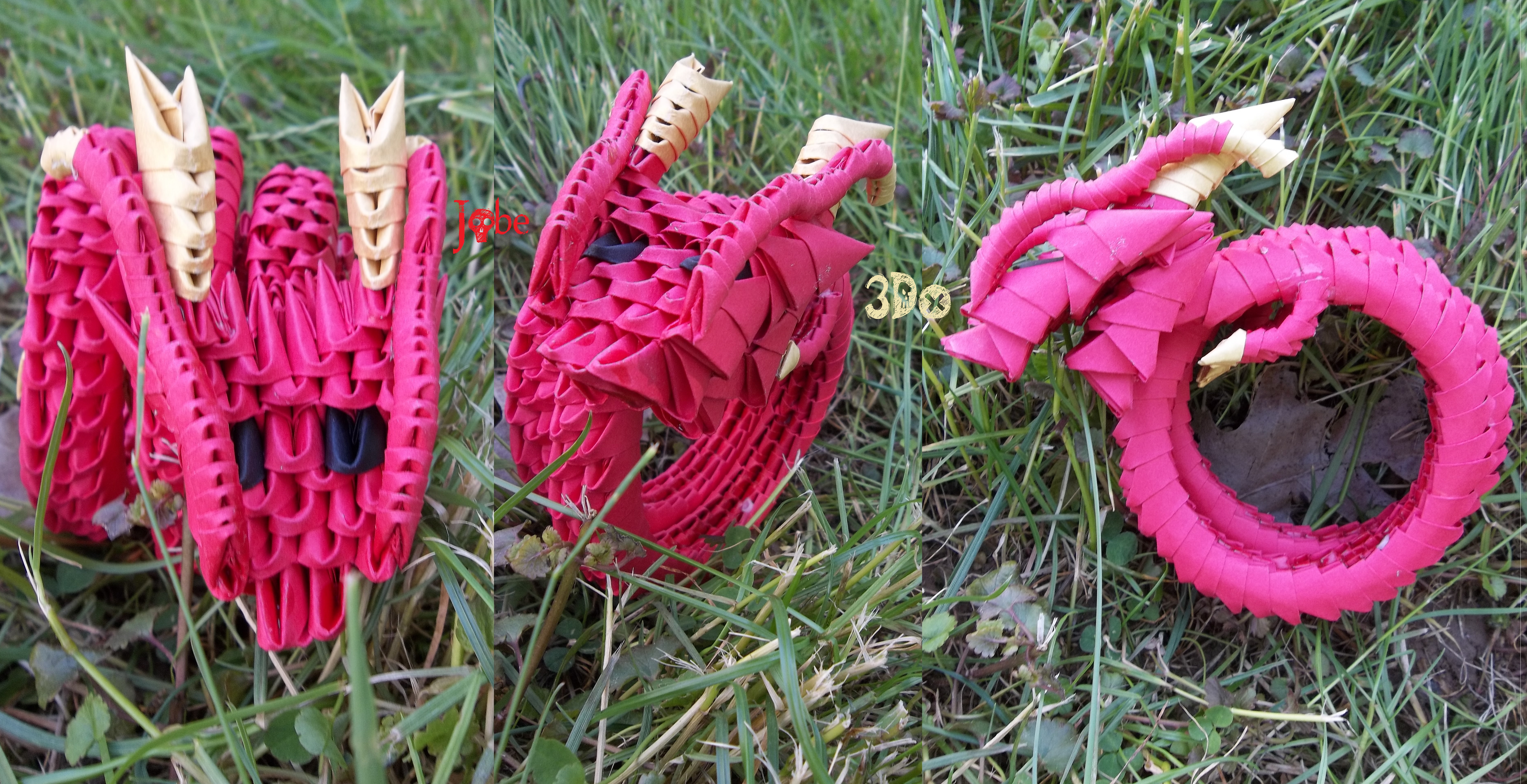 3D Origami - Eastern Dragon