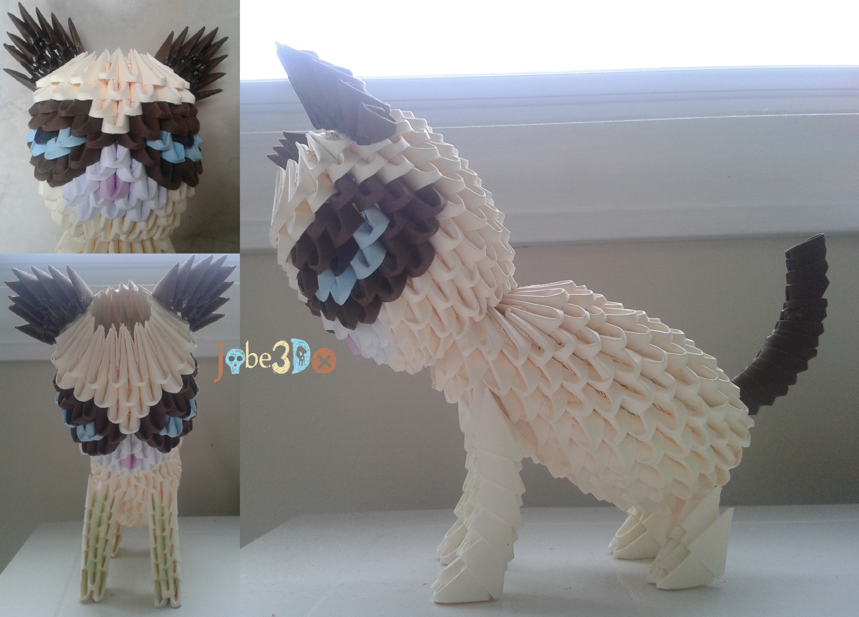 3D Origami - Grumpy Cat