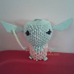 3D Origami - Chibi Yoda (Star Wars)