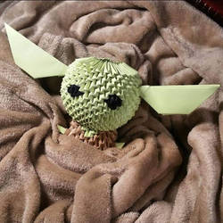 3D Origami - Baby Yoda
