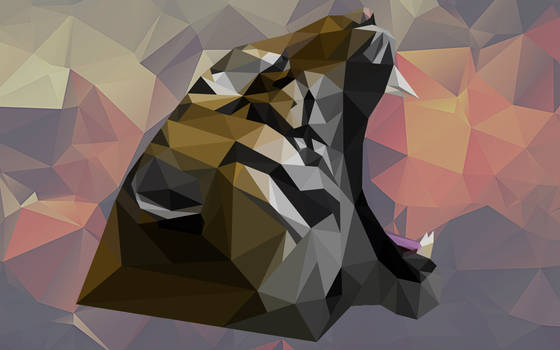 Low poly animals project - Tiger