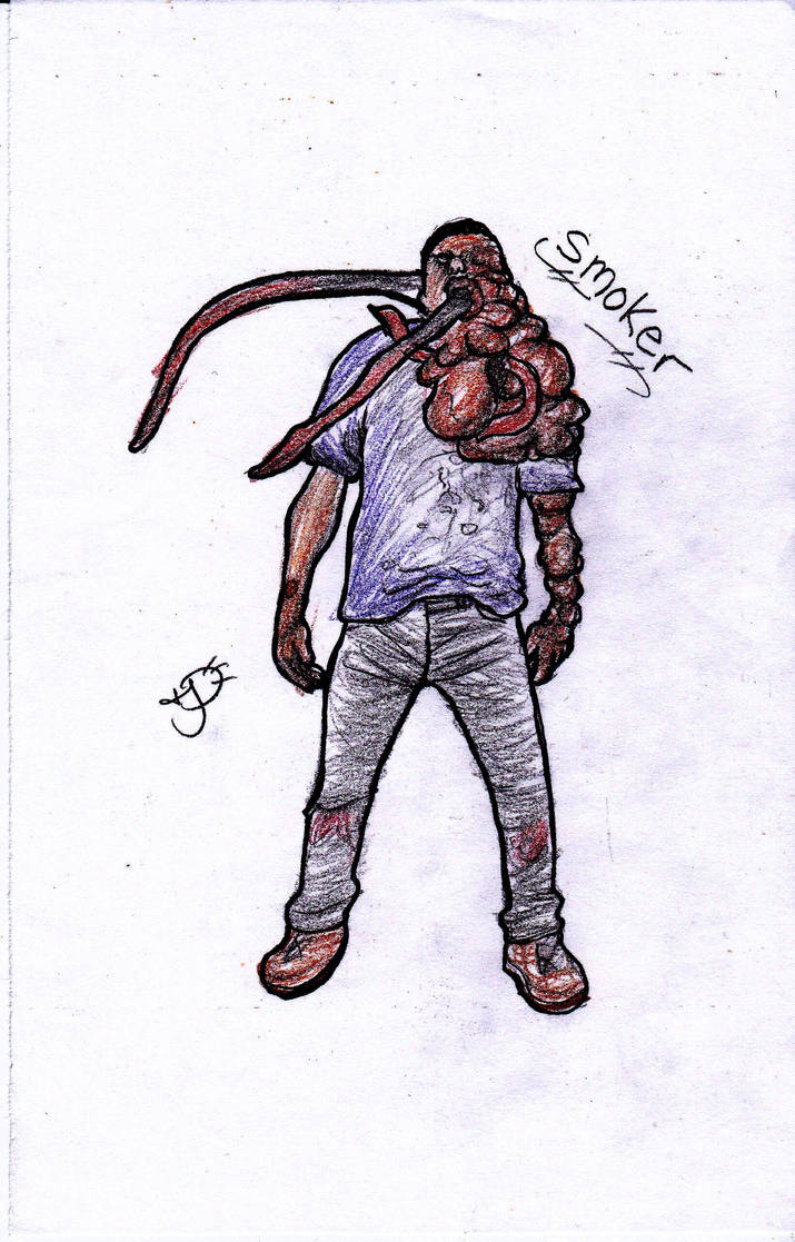 Left 4 Dead 2 Smoker Doodle by EmoHoodieDude on DeviantArt