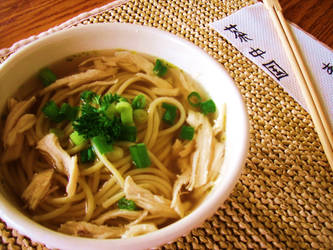Japanese Chicken Noodle Soup by EmoHoodieDude