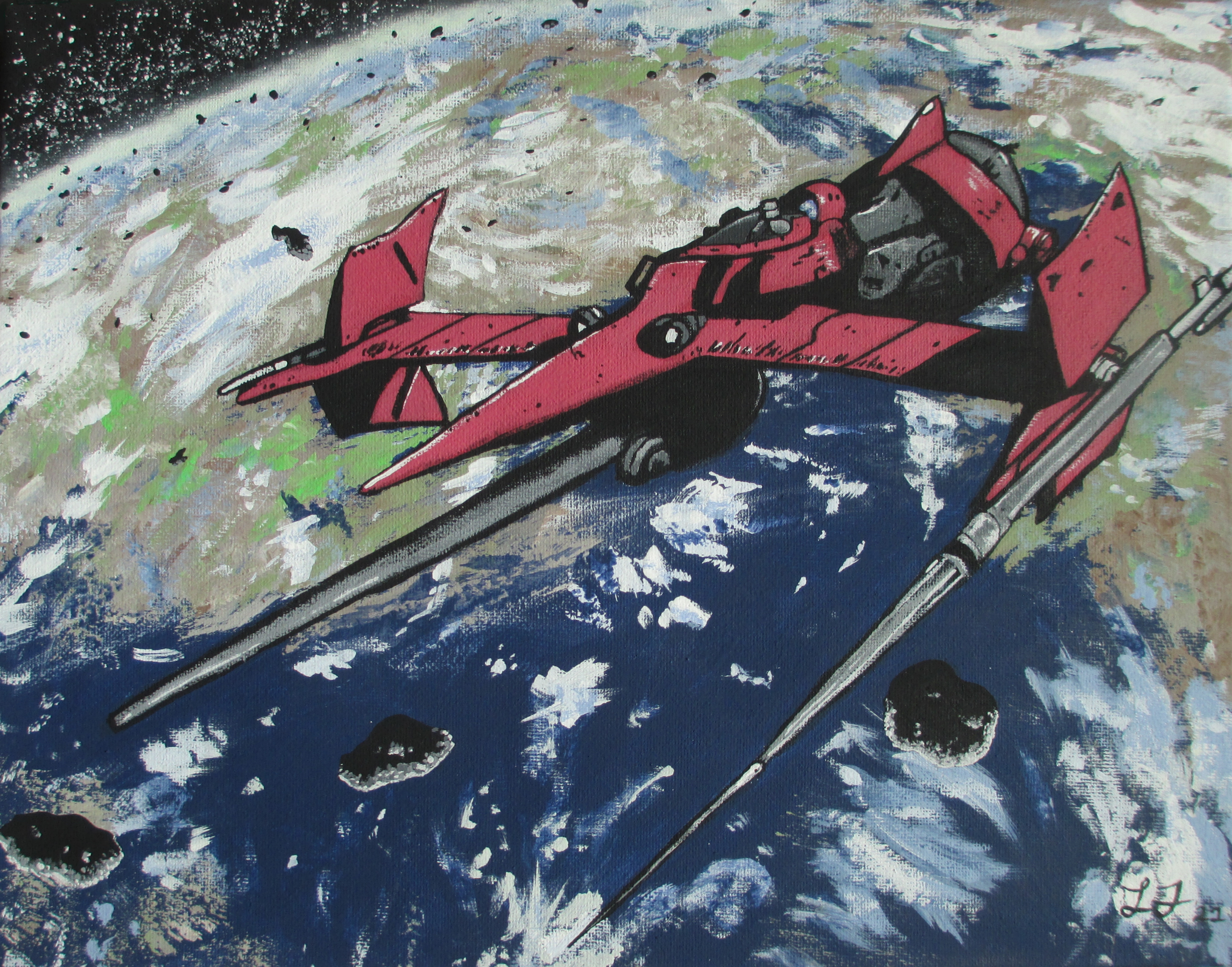 Swordfish (Cowboy Bebop) Acrylic Painting by LukasThorne on DeviantArt Swordfish (Cowboy Bebop) Acrylic Painting by LukasThorne on DeviantArt