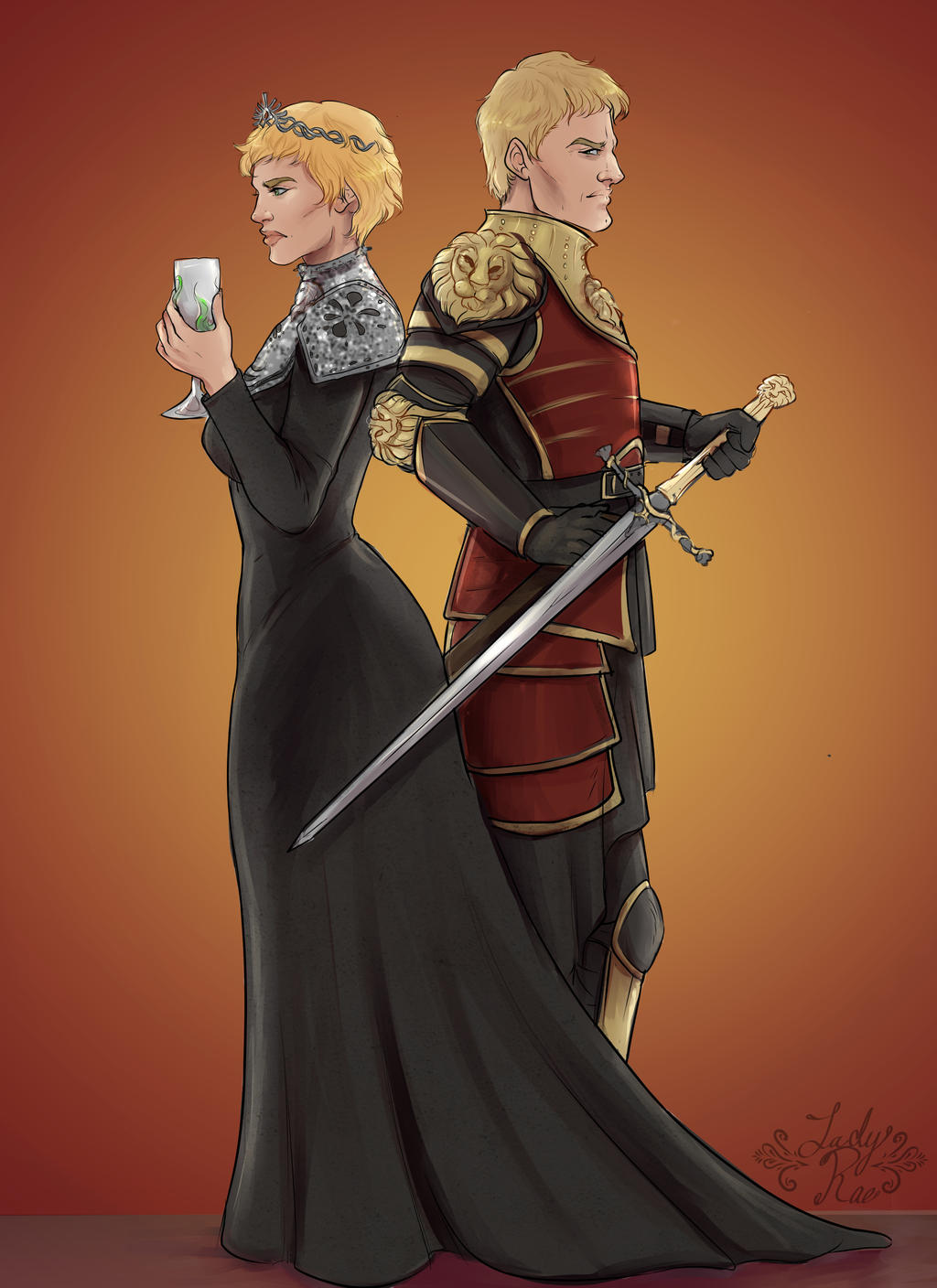 Cersei and Jamie