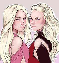 Rhaena and Baela Targaryen