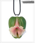 Cactus Flower . Vulva Pendant by QuiteCuntrary