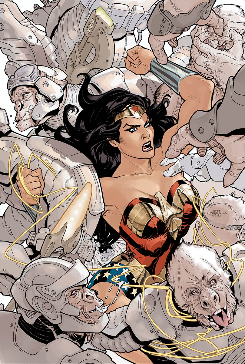 Wonder Woman 14 Cover Final by TerryDodson