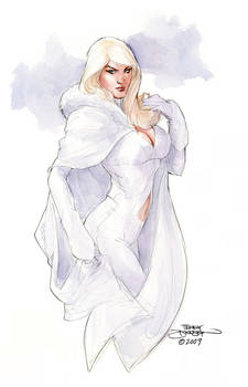 Emma Frost Watercolor Final