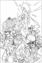 Uncanny X-Men 514 Cover Pencil