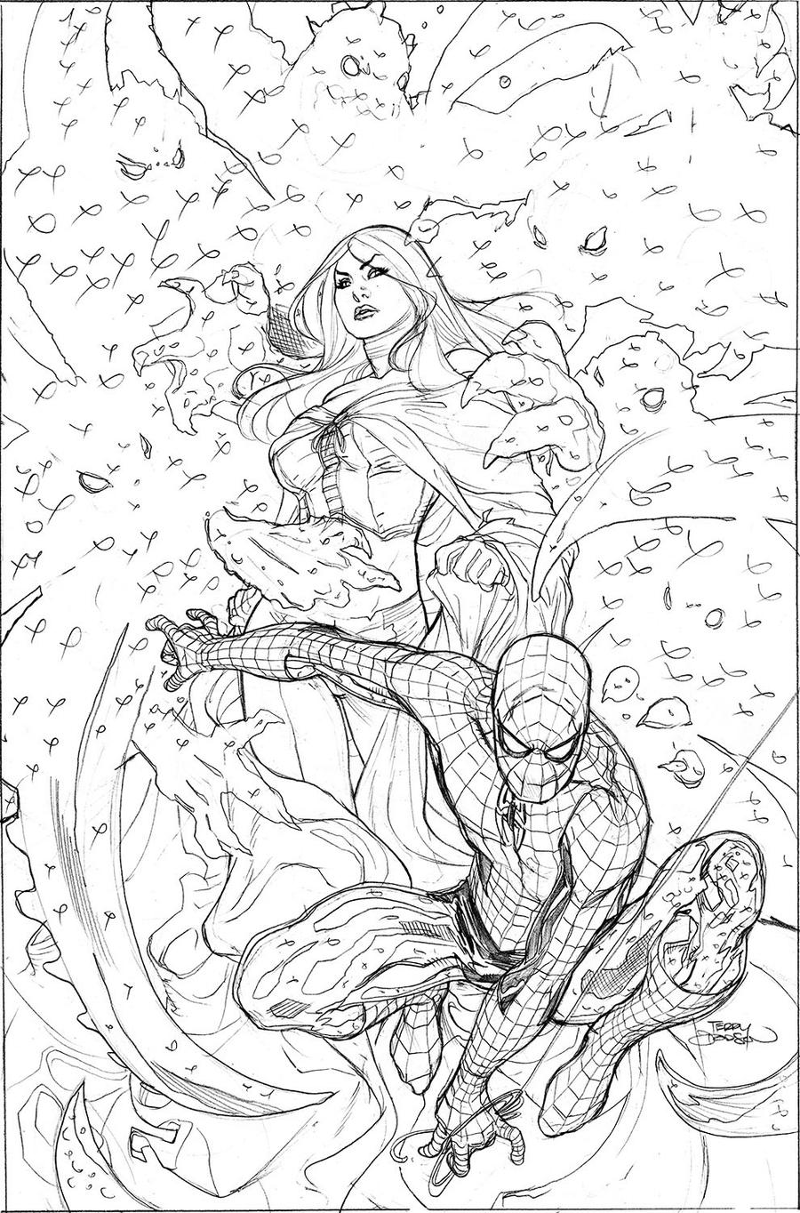 X-Men 8 Cover Pencils