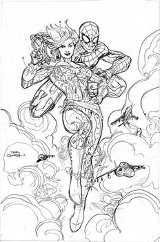 Avenging Spider-Man #9 Cover Pencils