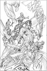 The Defenders #12 Pencils