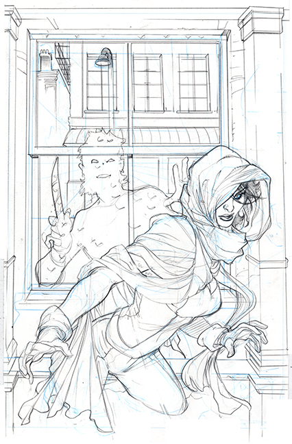 Ghost #3 Cover Pencils