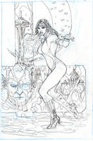 Vampirella 1 Cover Pencils