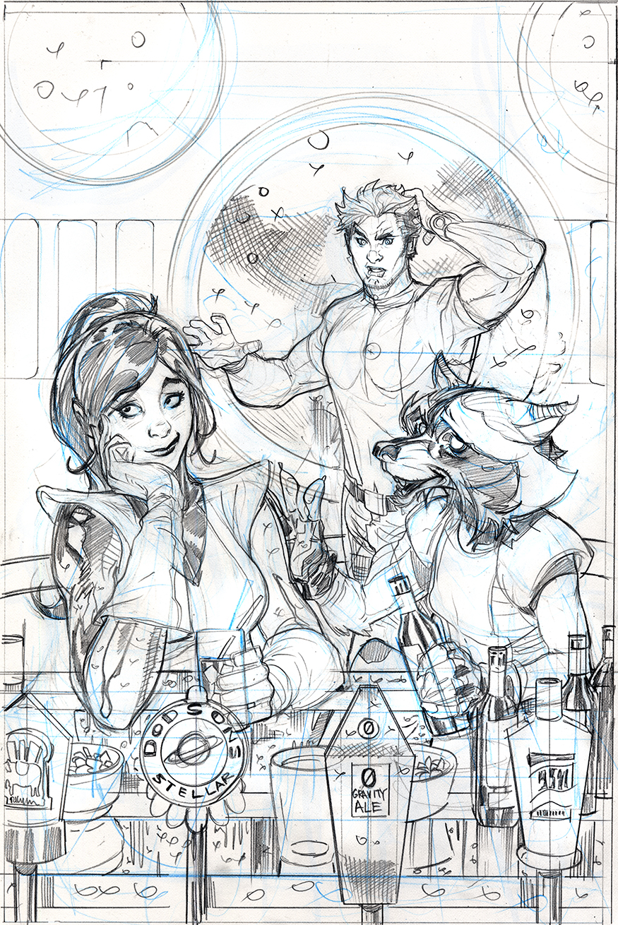 Star-Lord #1 Variant Cover Pencils