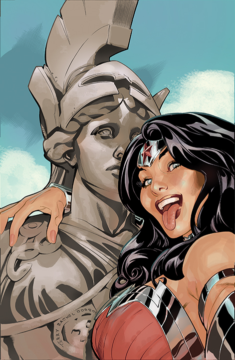 Wonder Woman #34 Selfie Variant Cover Color