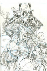 X-Men 22 Cover Pencils