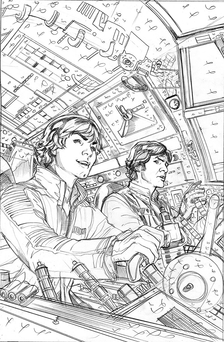 Star Wars 17 Cover Pencils