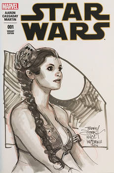 NYCC Princess Leia Sketch