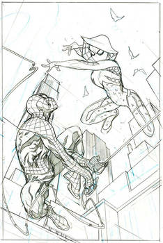 Spider-Gwen #14 Cover Pencils