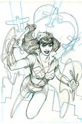 Bombshells United 1 Cover Pencils