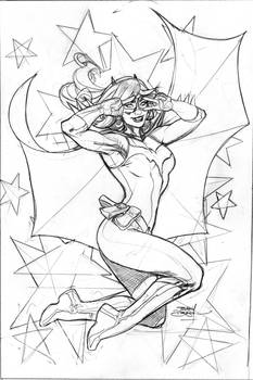 Batgirl 43 Cover Pencils