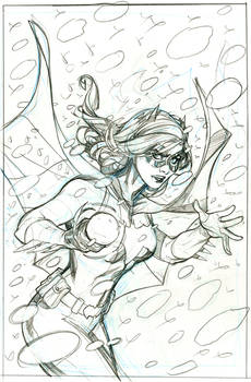 Batgirl 45 Cover Pencils