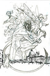 The WAY of X 1 Cover Pencils by TerryDodson