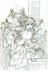 X-MEN 3 Variant Cover Pencils