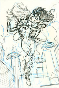 Captain Marvel 39 Cover Pencils