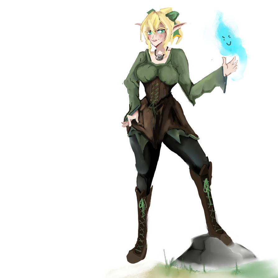 First Elf by JacketRockArt on DeviantArt