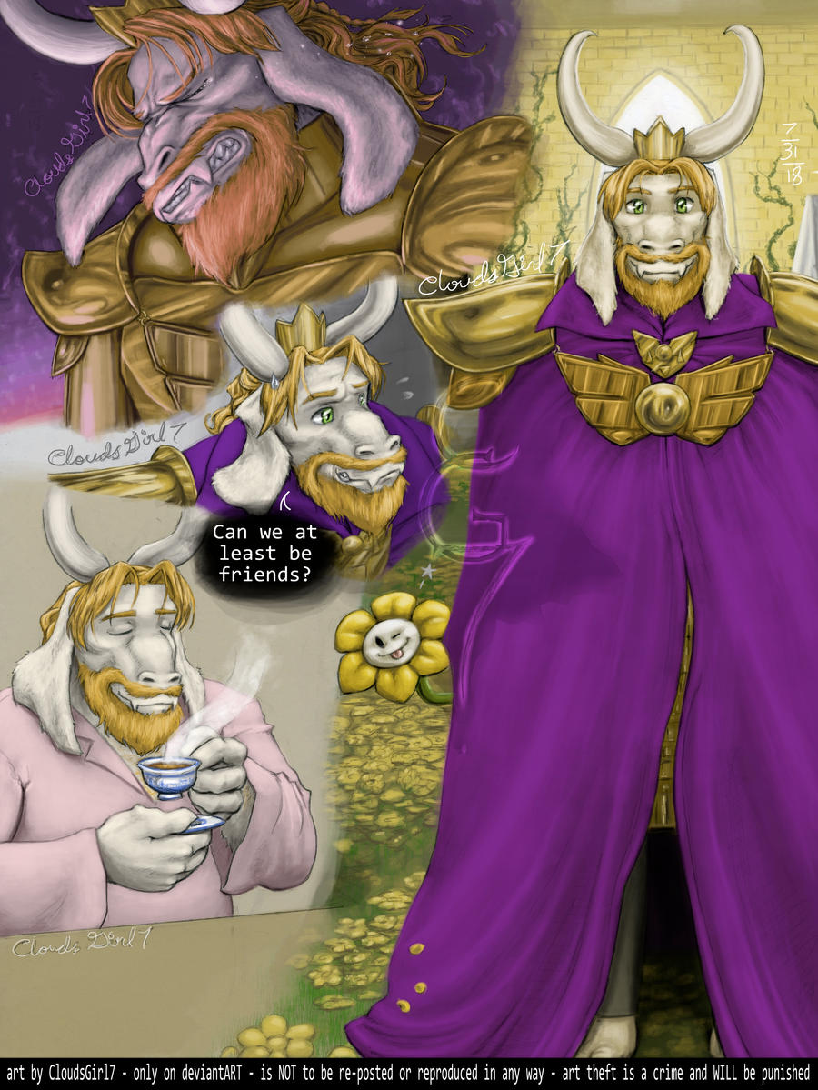 Undertale - Asgore page by CloudsGirl7 on DeviantArt