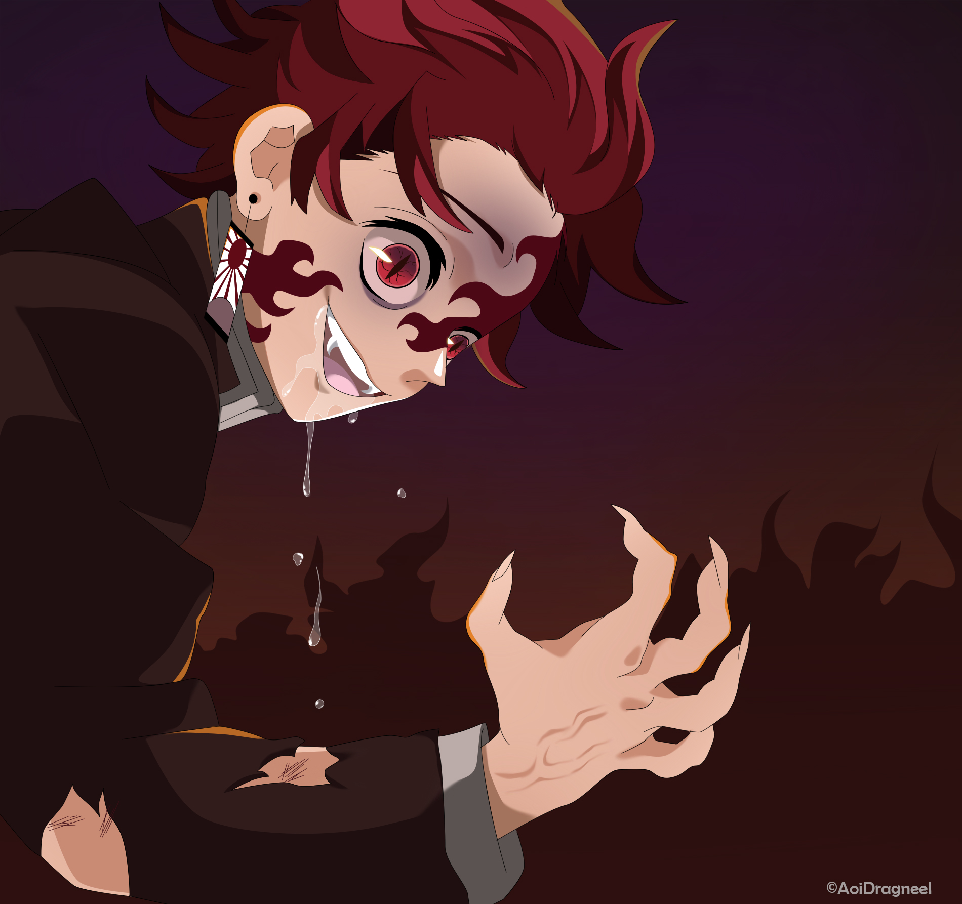 Kimetsu no Yaiba - Tanjiro Kamado by Amenokoshin on DeviantArt