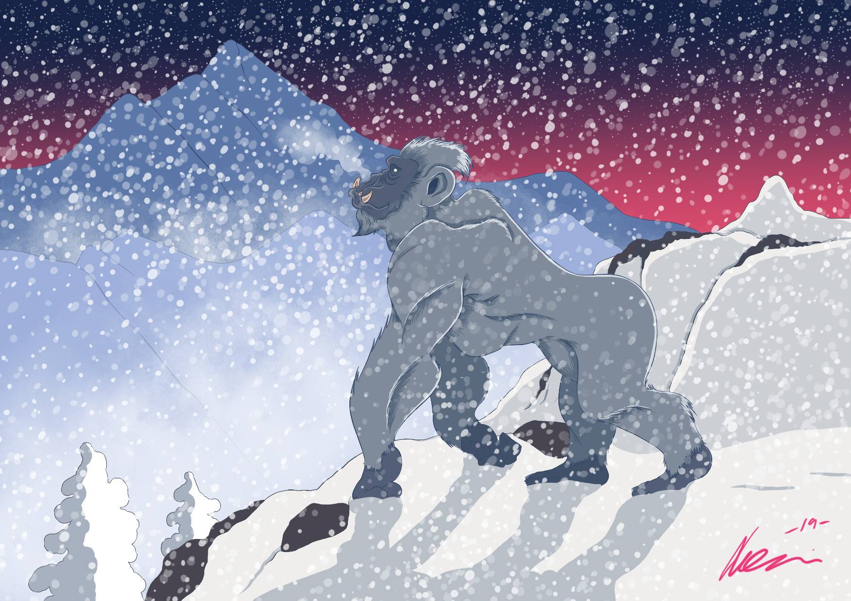 Yeti by OpheliaFromHell on DeviantArt