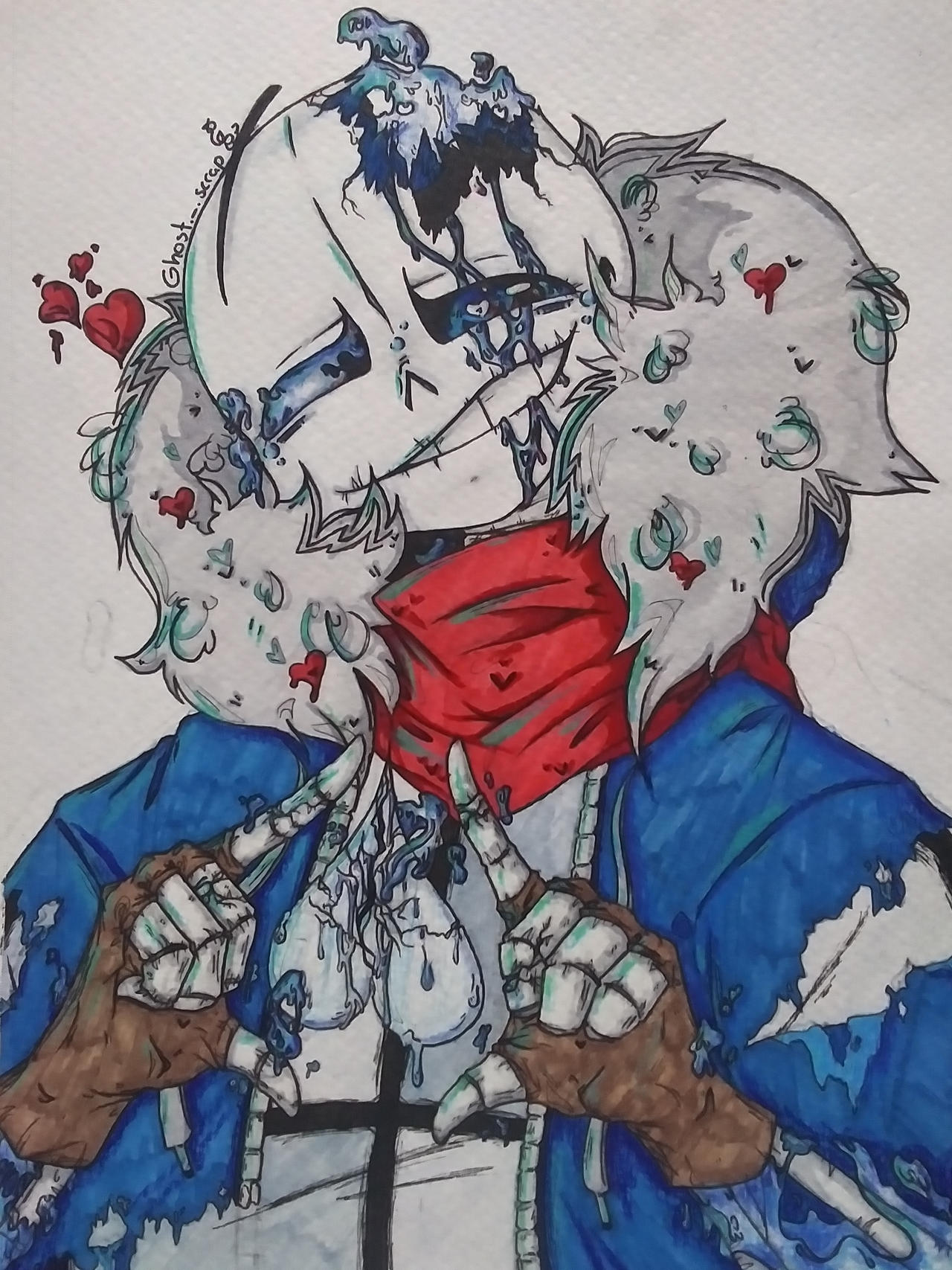 Undertale Oc No Name Yet By Ghost Scrap On Deviantart