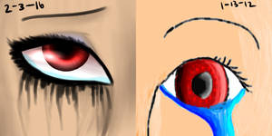 The crying eyes {Old VS. New}