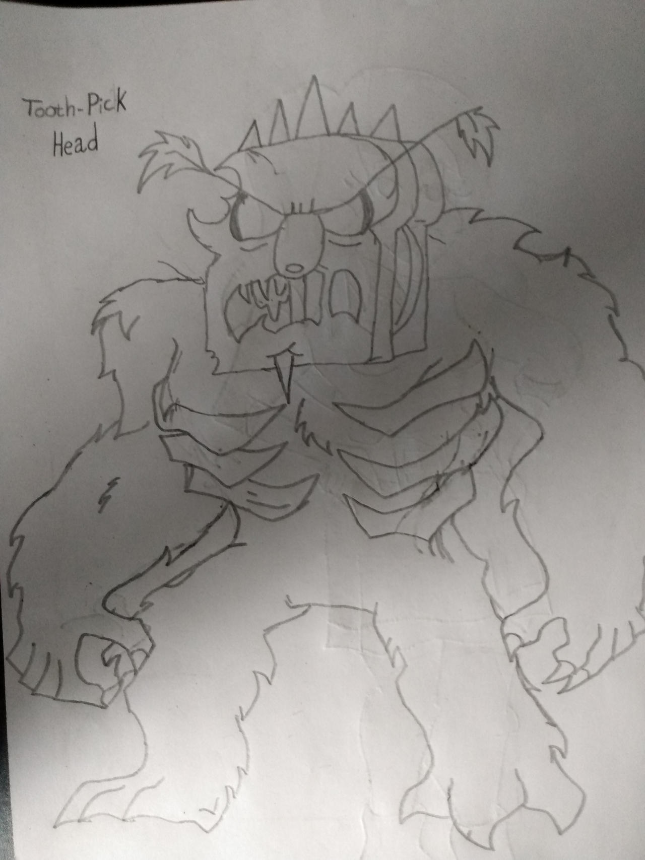 TFCOSDJR.: Toothpick Head by lamarogre on DeviantArt