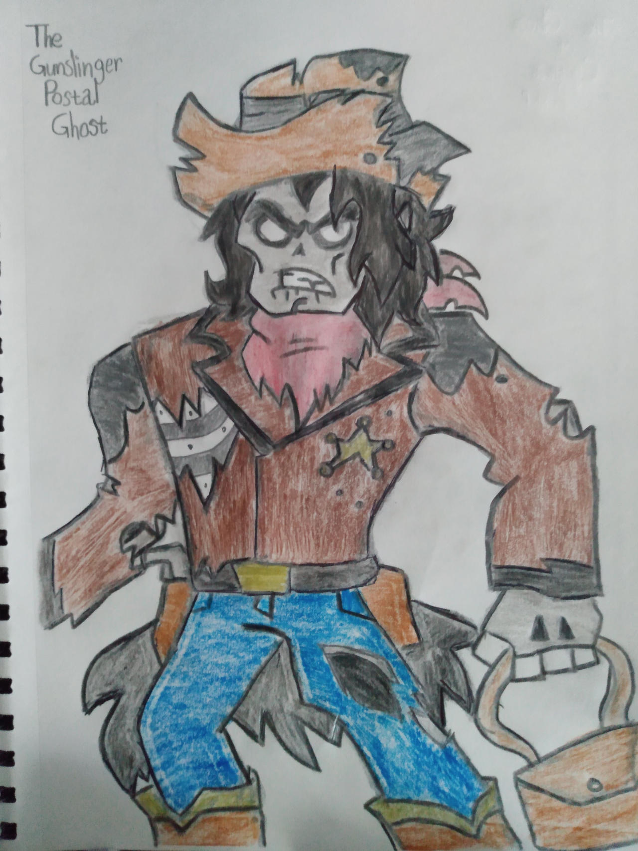 TBMOSDJR.: The Gunslinger Postal Ghost by lamarogre on DeviantArt