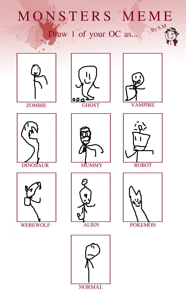 Meme Monster Code Monster Meme Pt. 1 by pingapandago10 on DeviantArt