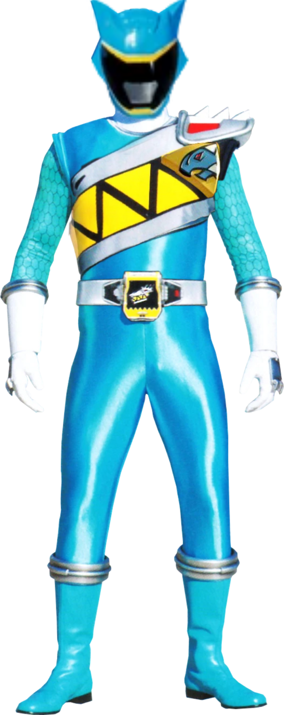 Kyoryu cyan / aqua ranger with yellow (male) by diegovasquez300 on ...