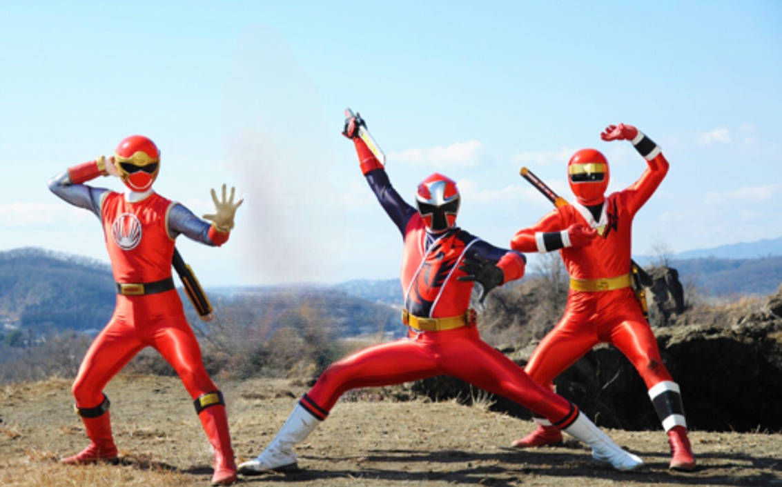 3 red rangers ninjas by diegovasquez300 on DeviantArt