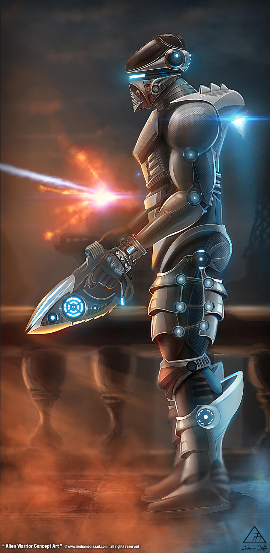 Alien Warrior Concept Art OC By TheFearMaster On DeviantArt alien-warrior-concept-art-oc-by-thefearmaster-on-deviantart