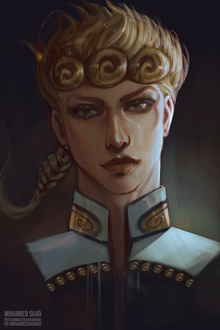 giorno giovanna sketch by TheFearMaster on DeviantArt