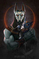 Anubis and Bastet :3