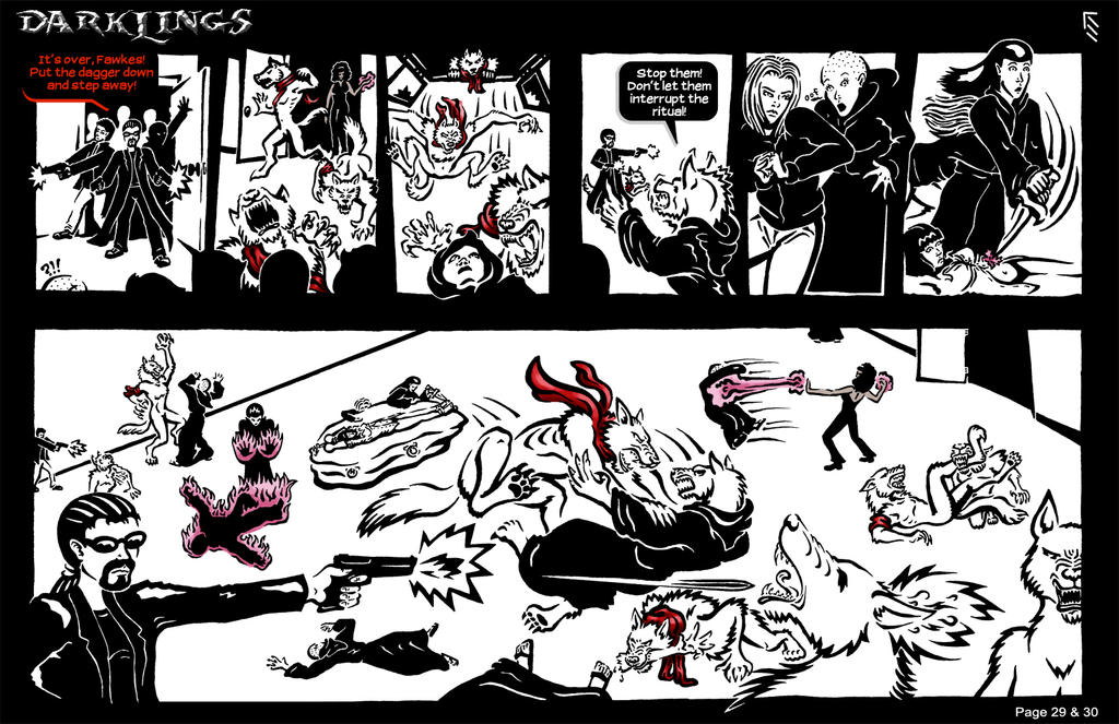 Darklings - Issue 3, pgs 29 and 30