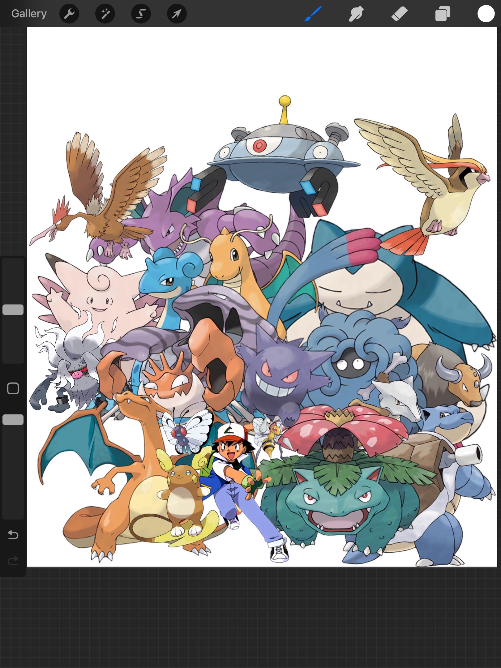 Ash Pokemon Collection Ash's Kanto team, improved by Speeder152 on DeviantArt